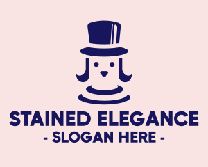 Stylish Elegant Dog logo design