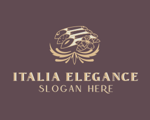 Italy - Sweet Italian Cannoli logo design