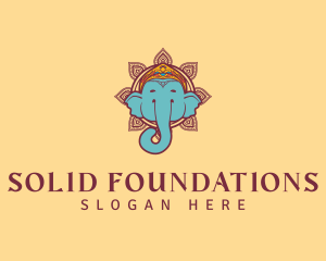 Cultural - Festive Elephant Animal logo design