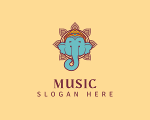 Cultural - Festive Elephant Animal logo design