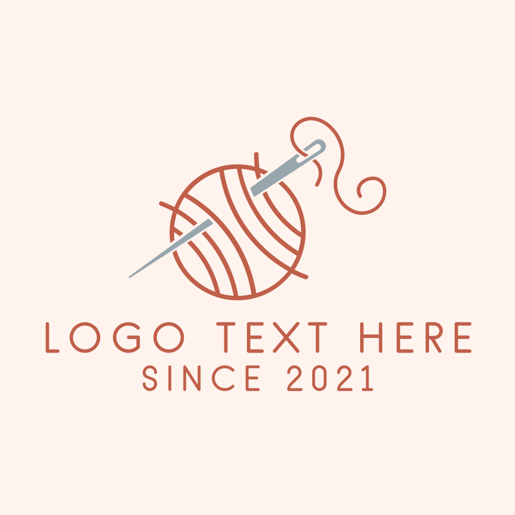 Needle Yarn Crochet Logo | BrandCrowd Logo Maker