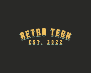 Masculine Retro Bar logo design