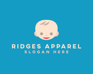 Cute Baby Head  logo design