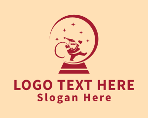 Christmas - Santa Christmas Ball logo design