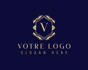 Vip - Elegant Floral Decor logo design