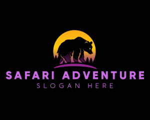 Wild Bear Safari logo design