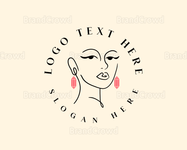 Beauty Woman Jewelry Logo