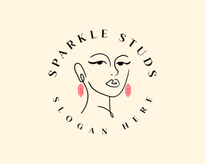 Beauty Woman Jewelry logo design