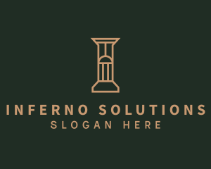 Column Law Firm Pillar logo design