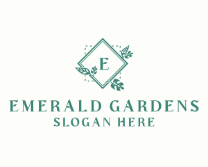 Floral Garden Boutique logo design