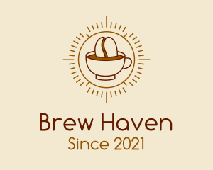 Brewed Coffee Target  logo design