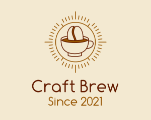 Brewed Coffee Target  logo design