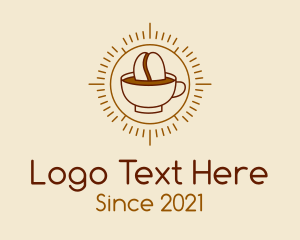 Teahouse - Brewed Coffee Target logo design