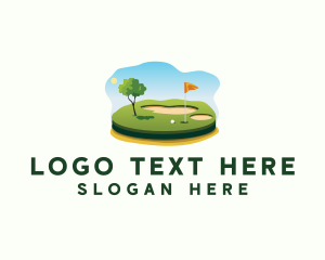 Course - Golf Course Sport logo design