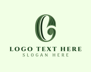Green - Beauty Boutique Letter C logo design