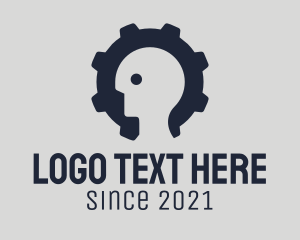 Humanoid - Industrial Human Worker logo design