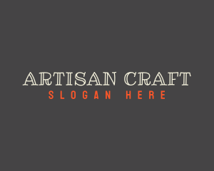 Crafty - Quirky Apparel Business logo design