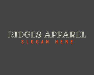 Quirky Apparel Business logo design