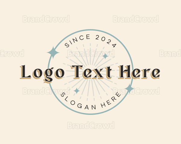 Retro Jewelry Boutique Logo