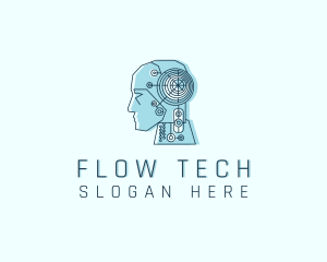 Tech Robotics Programmer  logo design