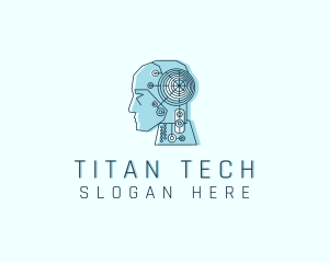 Tech Robotics Programmer  logo design