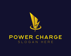 Lightning Power Charge logo design