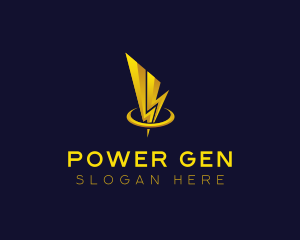 Lightning Power Charge logo design