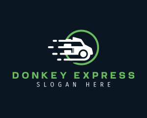 Express Cargo Truck logo design