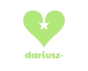 Heart - Green Star Heart logo design