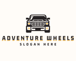 4wd - Offroad SUV Car logo design