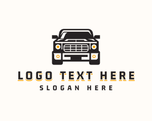Car - Offroad SUV Car logo design