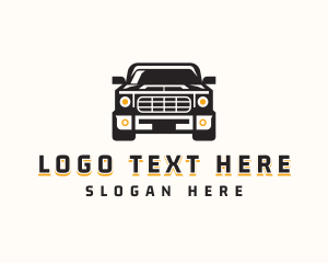 4wd - Offroad SUV Car logo design