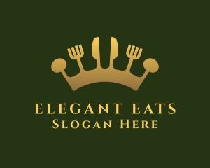 Dinnerware - Royal Cutlery Crown Dining logo design