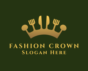 Royal Cutlery Crown Dining logo design