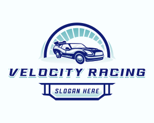 Racing Automotive Car logo design