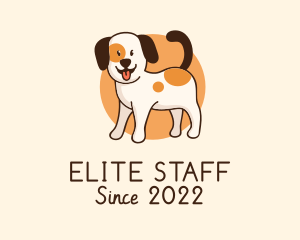 Beagle - Cute Puppy Grooming logo design