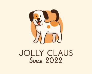 Cute Puppy Grooming logo design