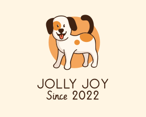 Jolly - Cute Puppy Grooming logo design