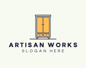 Craftsmanship - Cabinet Dresser Furniture logo design