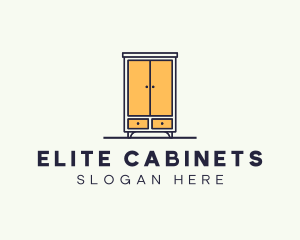 Cabinet - Cabinet Dresser Furniture logo design