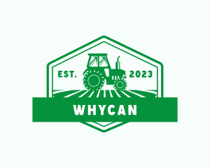 Countryside - Farm Field Tractor logo design