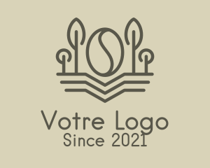 Latte - Minimalist Coffee Farm logo design