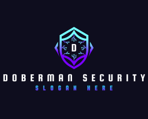 Digital Security Defense logo design