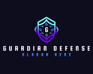 Digital Security Defense logo design