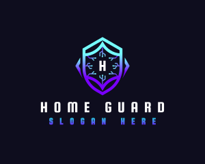 Digital Security Defense logo design