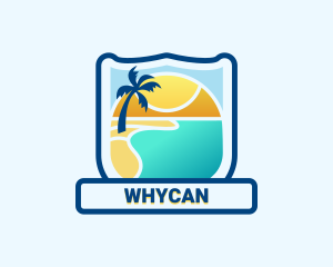 Coast - Tropical Beach Vacation logo design
