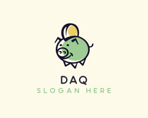 Foreign Exchange - Piggy Money Savings logo design