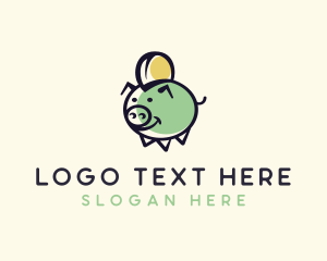 Loan - Piggy Money Savings logo design