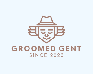 Groom - Minimalist Father Hat logo design