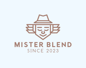 Mister - Minimalist Father Hat logo design